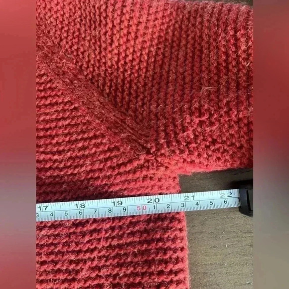 Gap Wool Blend Chunky Knit Oversized Button Front Cardigan Sweater Sz M - Picture 11 of 11